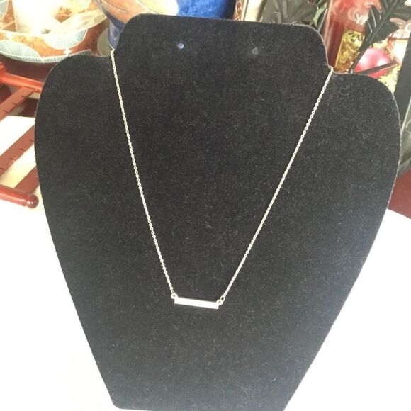 $10 ea or 3/$20. Silvertone Petite Sparkle Necklac - Picture 6 of 6
